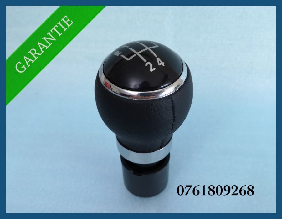 Nuca schimbator piele VW Golf 5 6 / Jetta / Eos / Scirocco cu 5 trepte