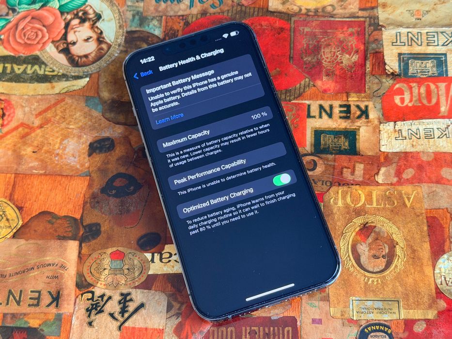 iPhone 13 PRO - 256GB - Negru / Graphite - iOS 18.7.2 - Baterie 100%