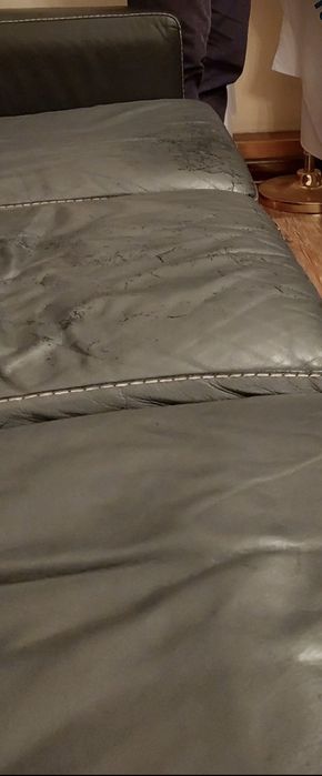 Диван из натуральной кожи