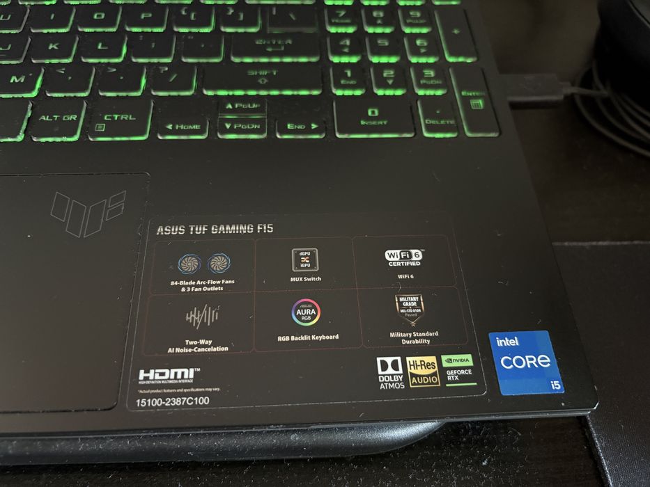 Laptop gaming ASUS TUF