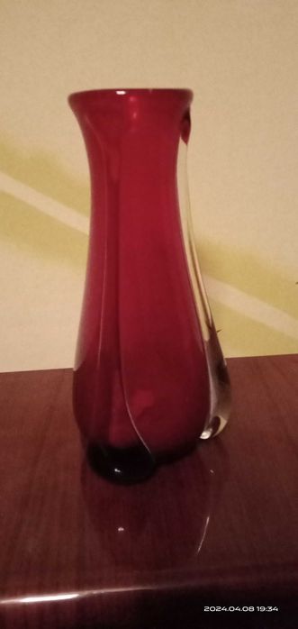 Ваза чешское стекло