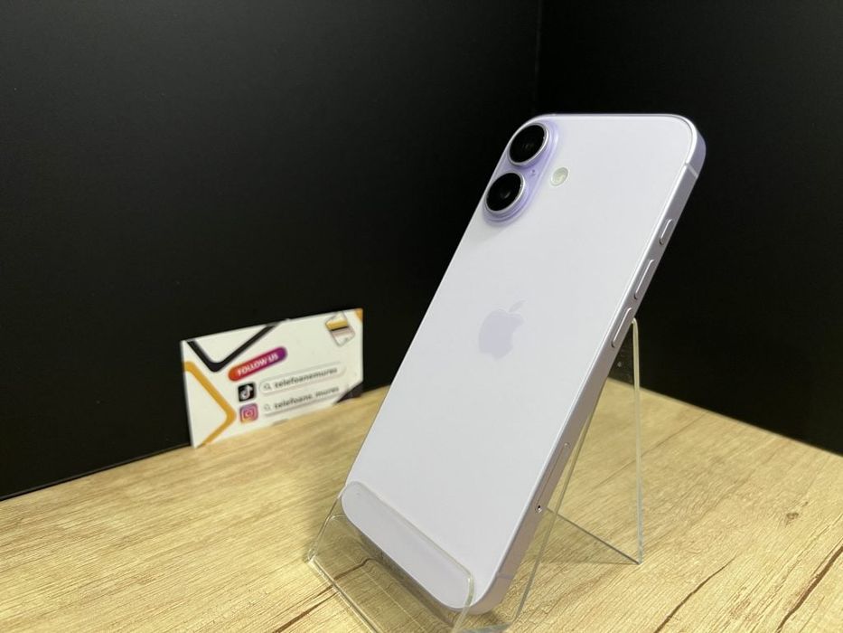 Iphone 17 512Gb Lavender Second-Hand 3 ani garanție, Telefoane Mures