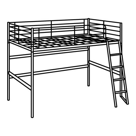 Кровать чердак IKEA