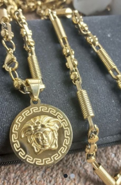 Lanț + medalion inox