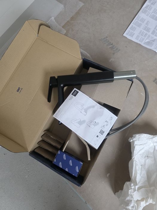 Смесител за мивка Cubeo XL Black Matt - Grohe