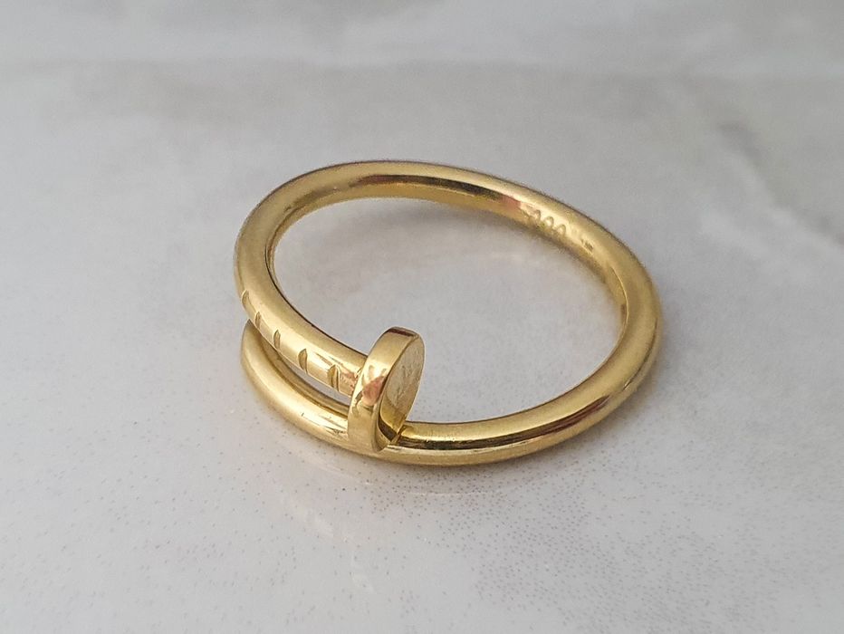 Inel din aur de 14K tip cui – mărimea 55, gramaj 3,55 g