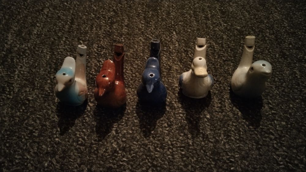 Свистульки фарфоровые