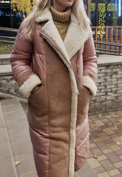 Пальто пуховик 38 S