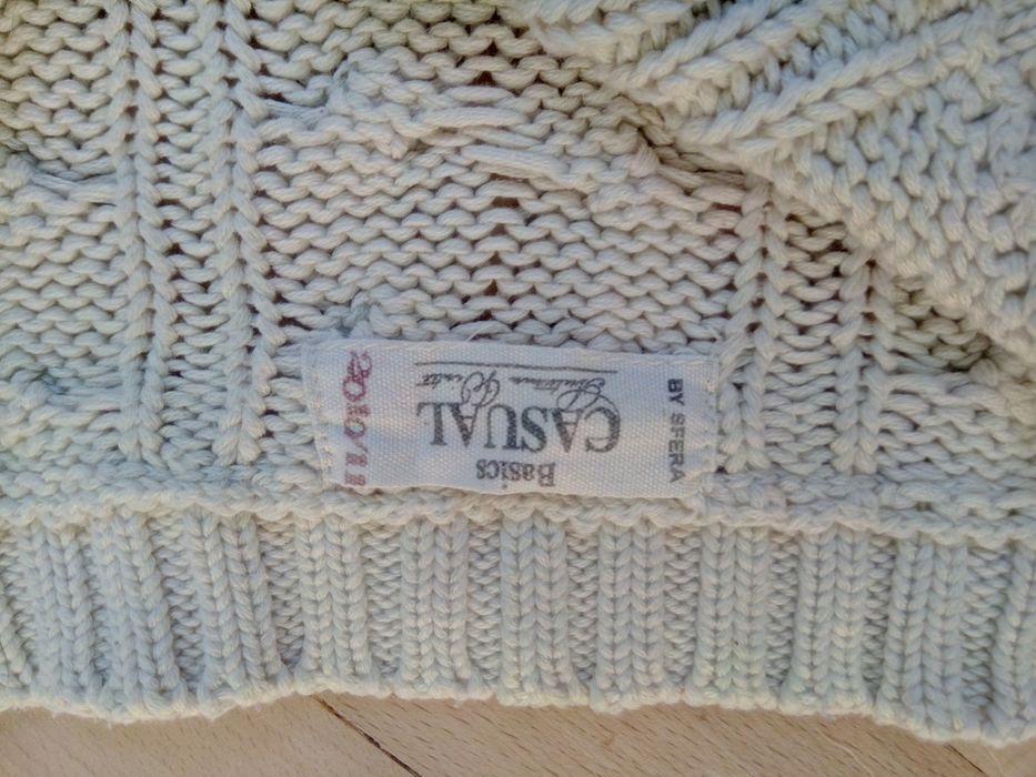 машинно плетена винтидж стайл жилетка