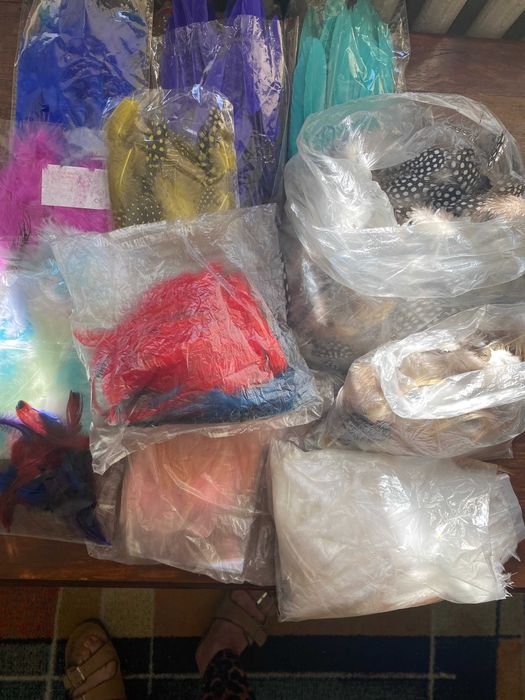 Pene si fulgi naturale (pt obiecte home made)