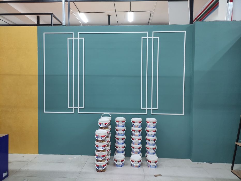 Плинтус, Молдинг, Галтели и Покраска.