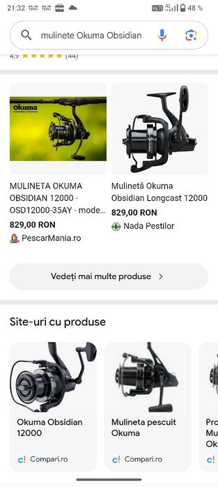 Mulinete Okuma Obsidian