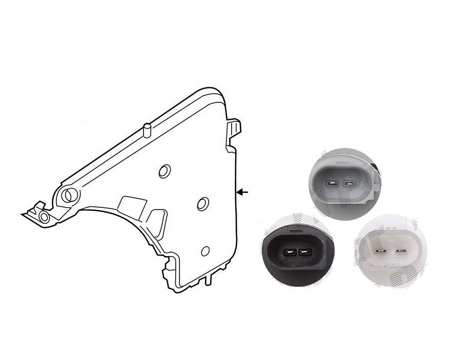 Rezervor spalator parbriz BMW Seria 1 (F20), 08.2011-06.2015; Seria 1 (F20), 05.2015-; Seria 3/3 Gt (F30/31/34/35), 01.2012-, vehicule fara Motoras Spalator faruri, cu capac, cu 2 pompe spalator, cu senzor nivel lichid