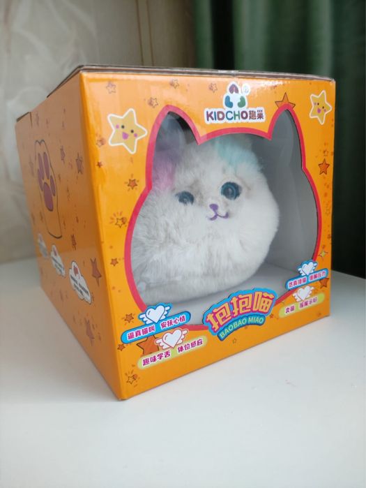 Интерактивная игрушка пушистая кошка