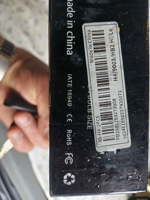 Комплект 2 бр. LED крушки за фарове A5 - H4 / 9003 / HB2 (Къси и дълги)