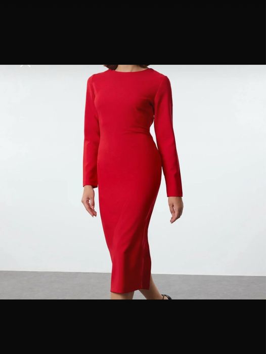 Rochie rosie casual