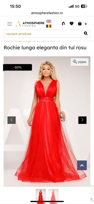 Rochie de seara rosie