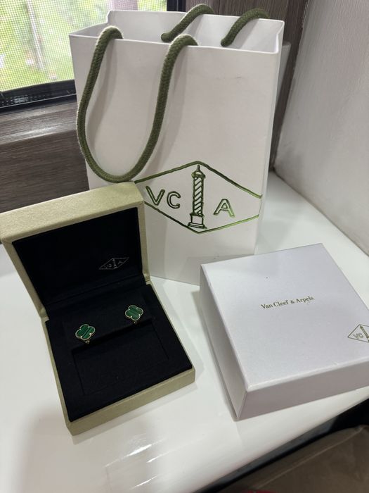 Золотой комплект van cleef