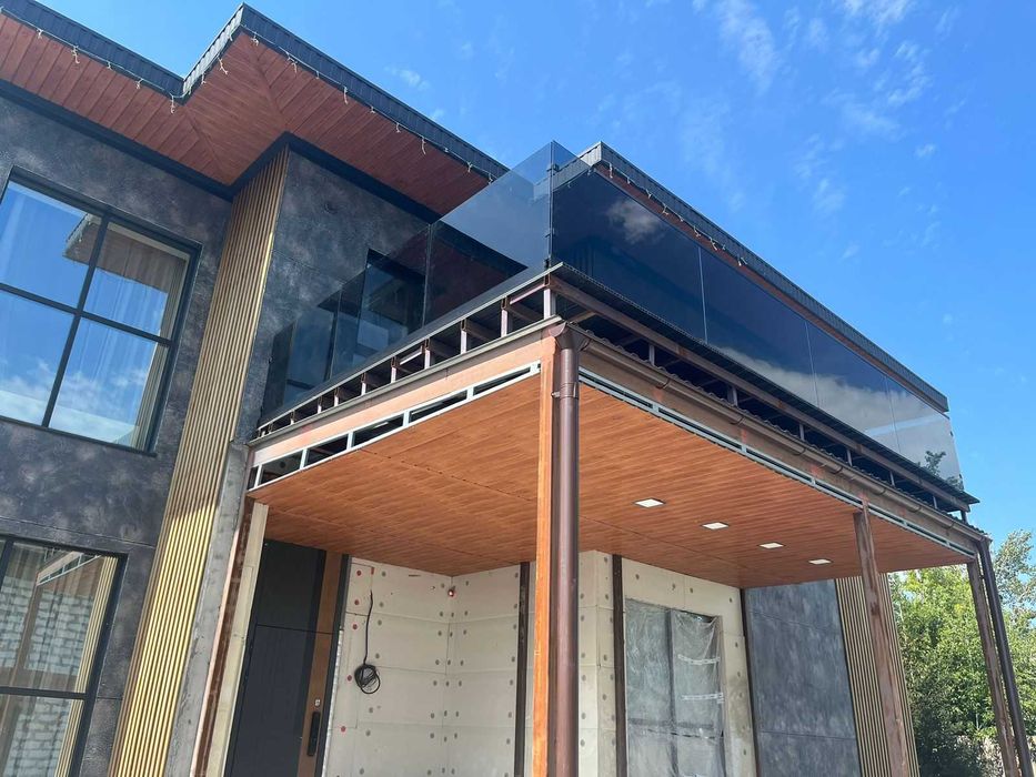 Перила и ограждения из стекла