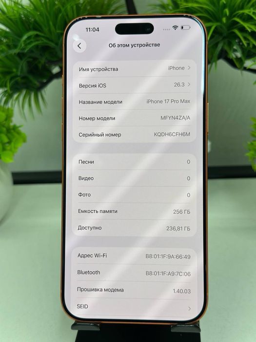 Iphone 17 Pro Max 256gb