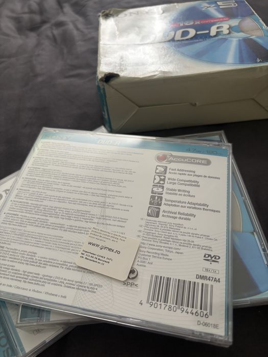 DVD-R Sony AccuCORE 1x-16xcompatible SIGILAT