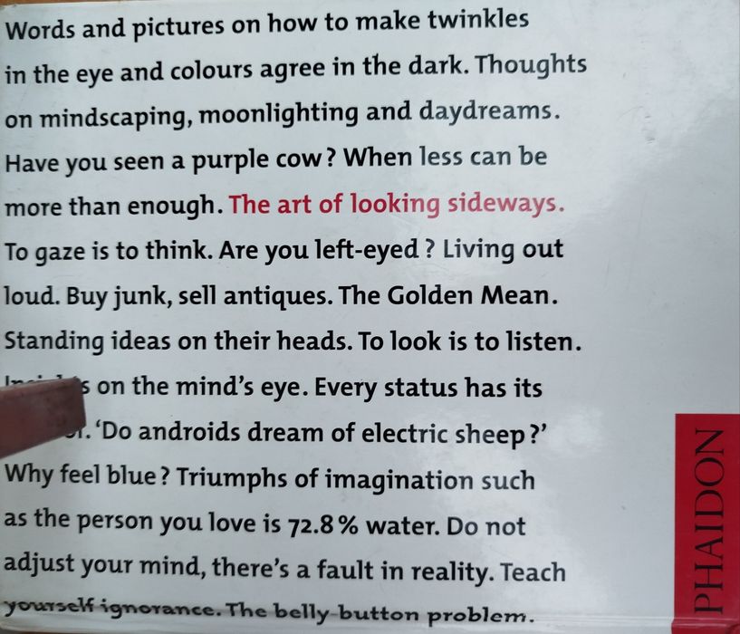 Phaidon the art of looking sideways și Bird de Andrew zuckermann