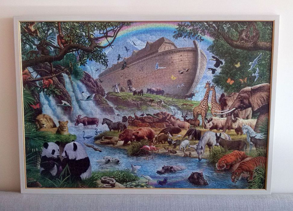 Нареден с рамка пъзел Ноевият ковчег 2000 части, 97,5 х 66,8 см.
