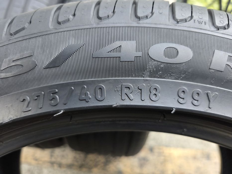 Vând patru anvelope de vara pirelli  245 45 18 / 275 40 18 dot 0122