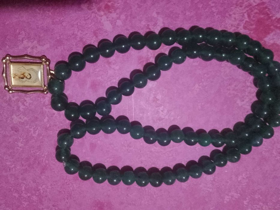 колие   натурални камъни и  злато- 21 04