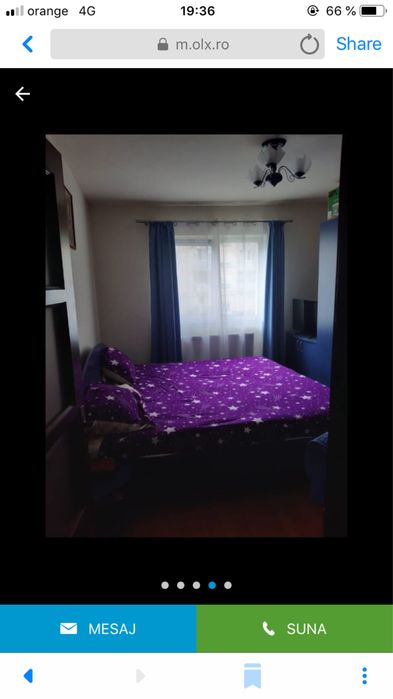 Vand apartament  3 cam.(modificat4 cam) decomandat , 2 bai, zona Balta.