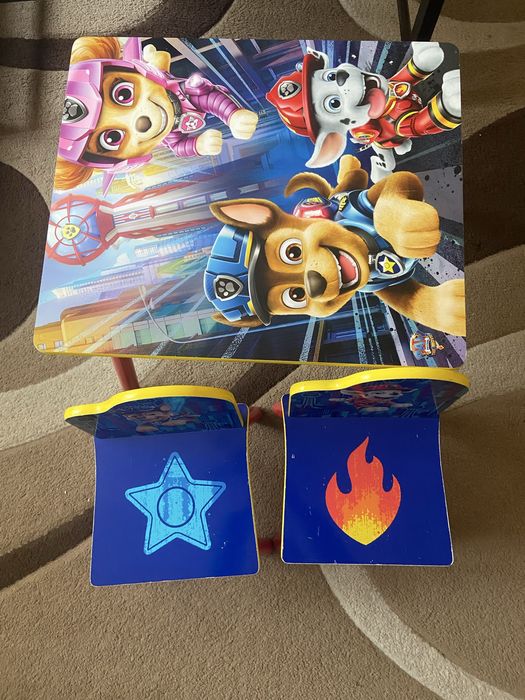 Детска масичка  с две столчета Paw Patrol