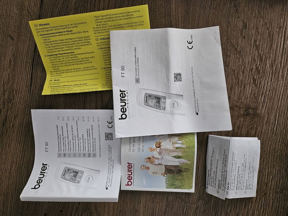 Termometru medical Beurer fara contact FT 90
