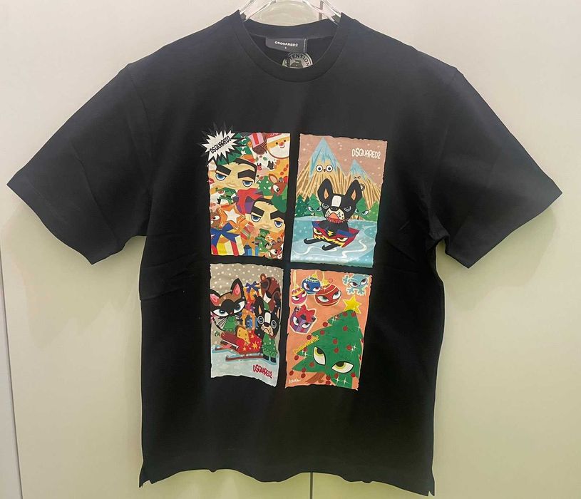 Нови с етикети Мъжки тениски DSQUARED D2 размери S-2XL