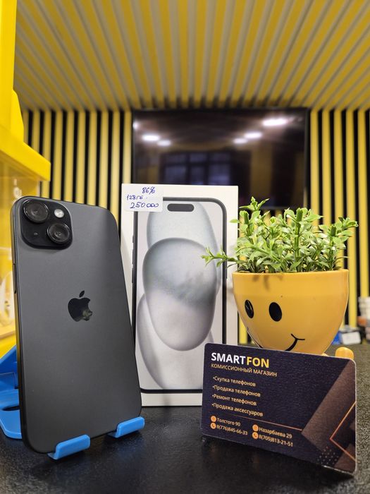Iphone 15,128гб,86%