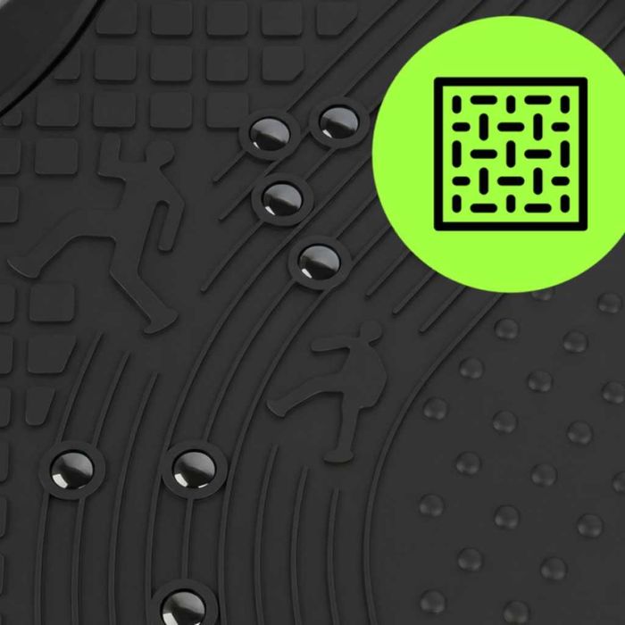 Вибрационна платформа 150W с Bluetooth, дистанционно и ластици – до 150 кг