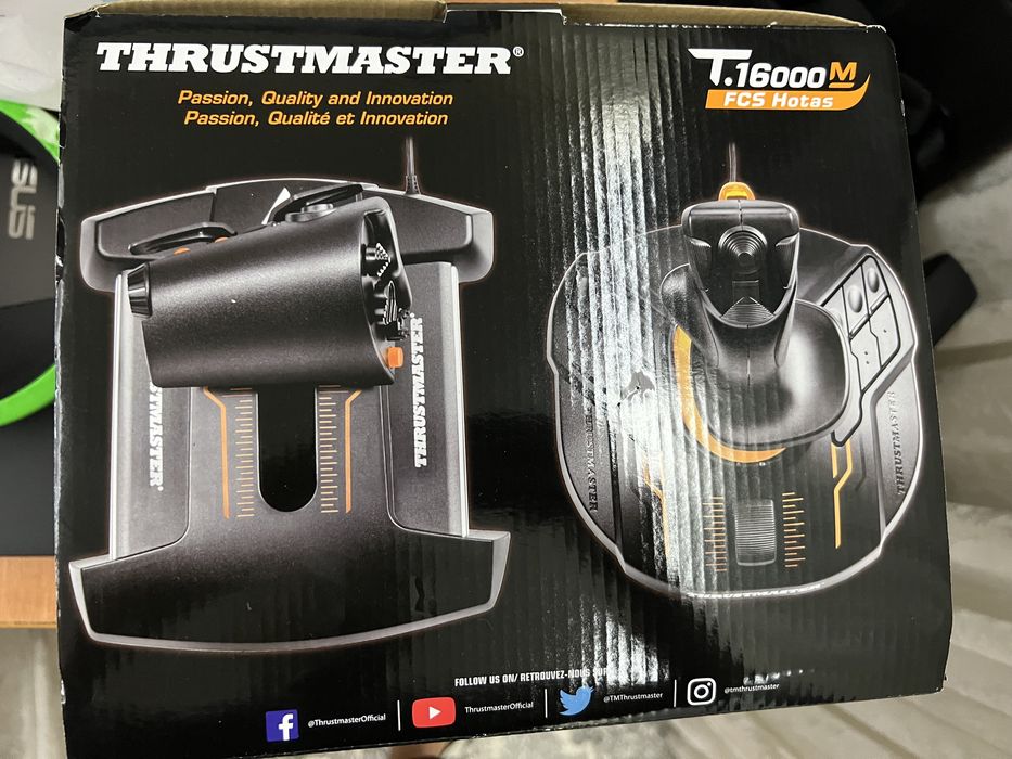 Джойстик ThrustMaster T-16000M FCS HOTAS черный