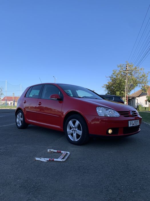VW Golf 5 United Rosu 1.6 MPI 102 cp Mega Full Option Unicat 2008 TOP