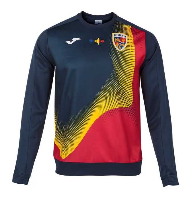 Bluza cu maneca lunga antrenament Romania Joma XL