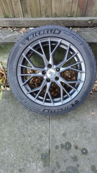 Set 4 Jante Aliaj + anvelope  iarna VW, Audi, Skoda, Seat, Mercedes