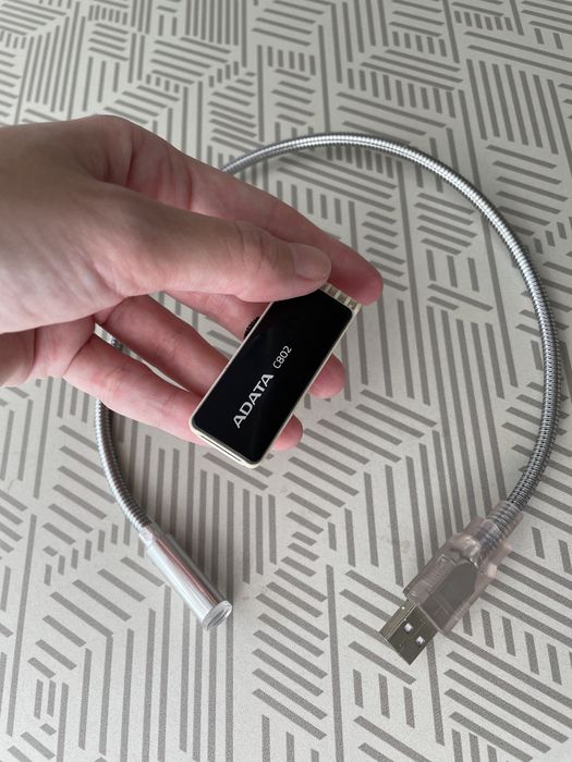 Cablu cu usb luminare laptop/ cu beculeț + stick 2gb