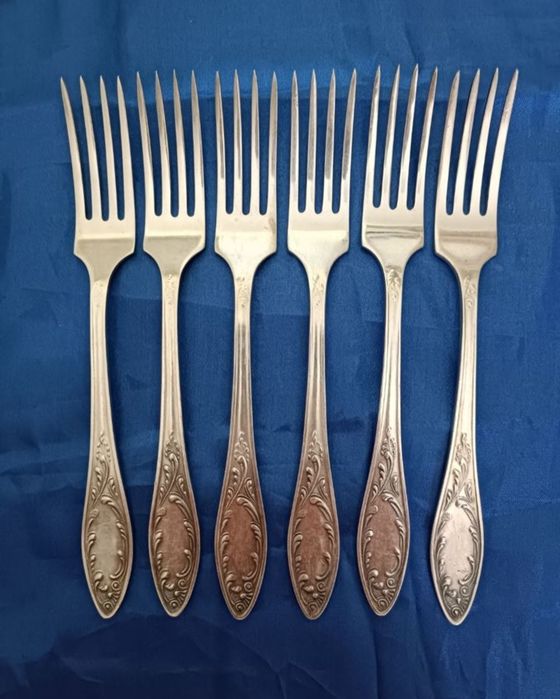 Посуда. Мельхиор. Столовые приборы. СССР