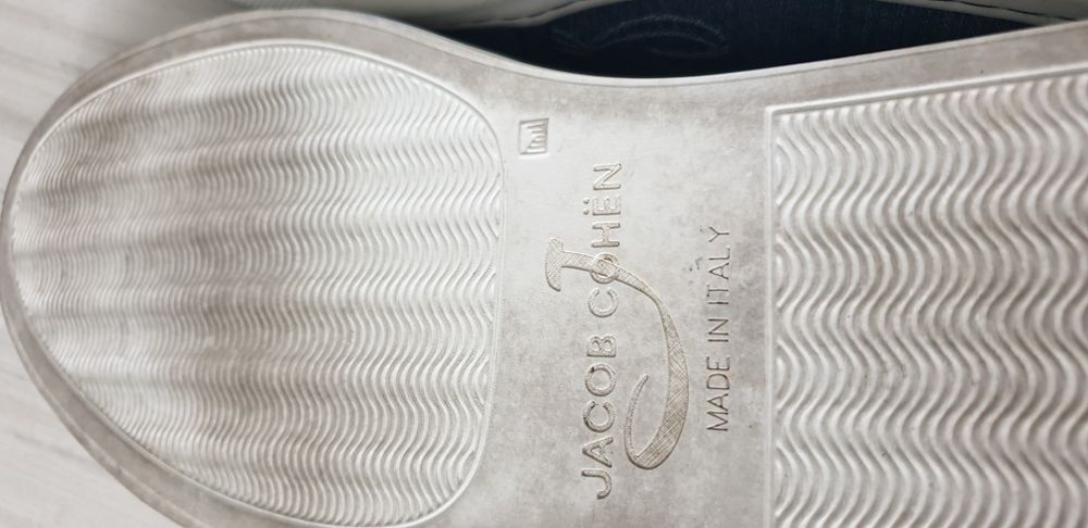 Jacob Cohen Embroidered - Logo Denim Sneakers Italy  42/27см ОРИГИНАЛ!
