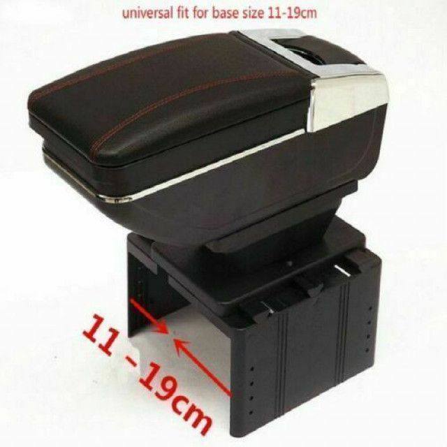 Барче за автомобил нов подлакътник универсален,черен кожен за кола,