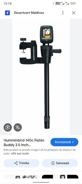 Sonar pescuit Humminbird 140c