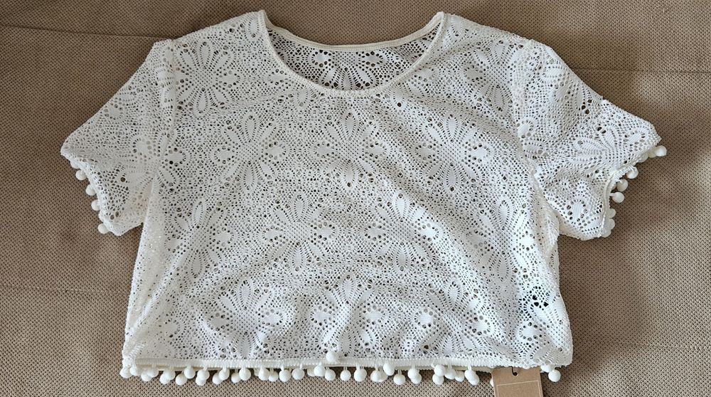 НОВО! Ажурна блуза в бохо стил