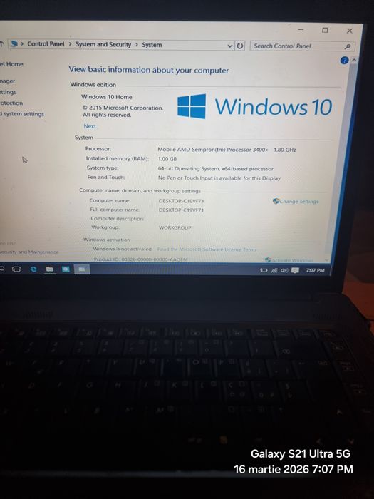 Compaq hp funcțional.