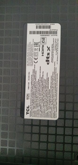 TV smart cu display spart