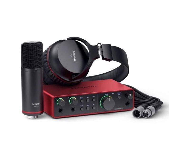 Звуковой карты Focusrite scarlett 2i2 4rd Studio komplekt