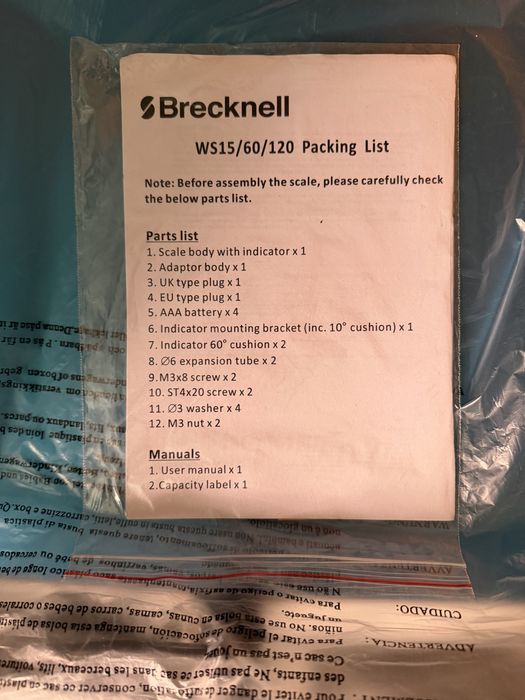 Cantar electronic Brecknell