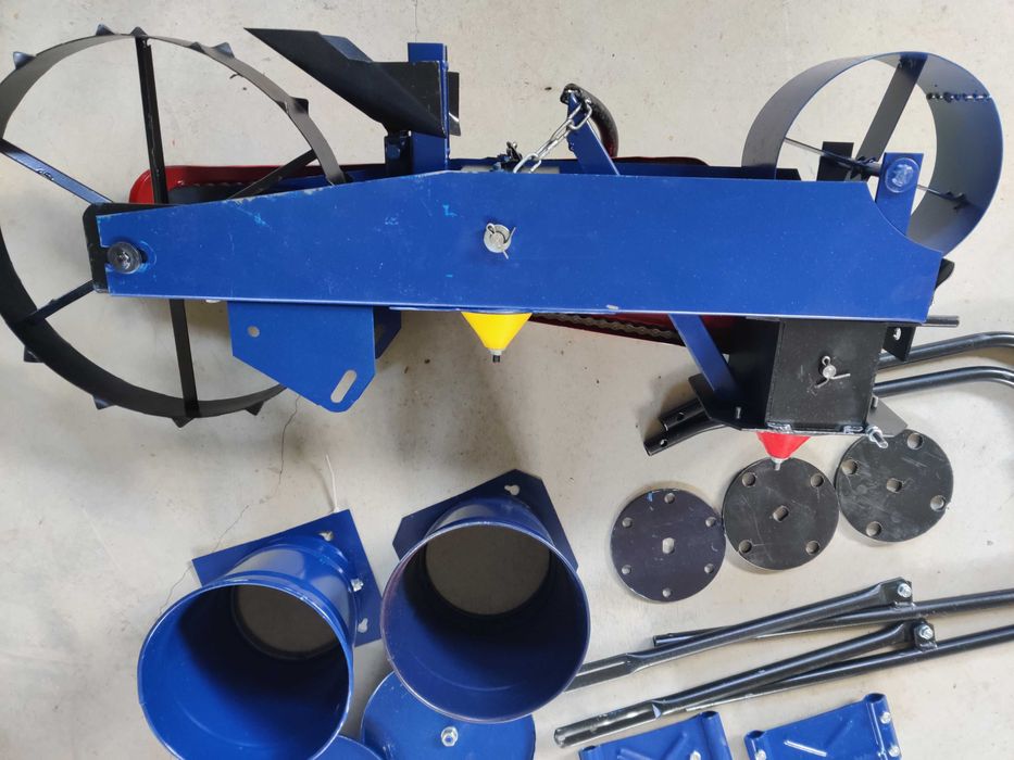 Semanatoare manuala porumb legume fasole 1 rand cu buncar pentru azot